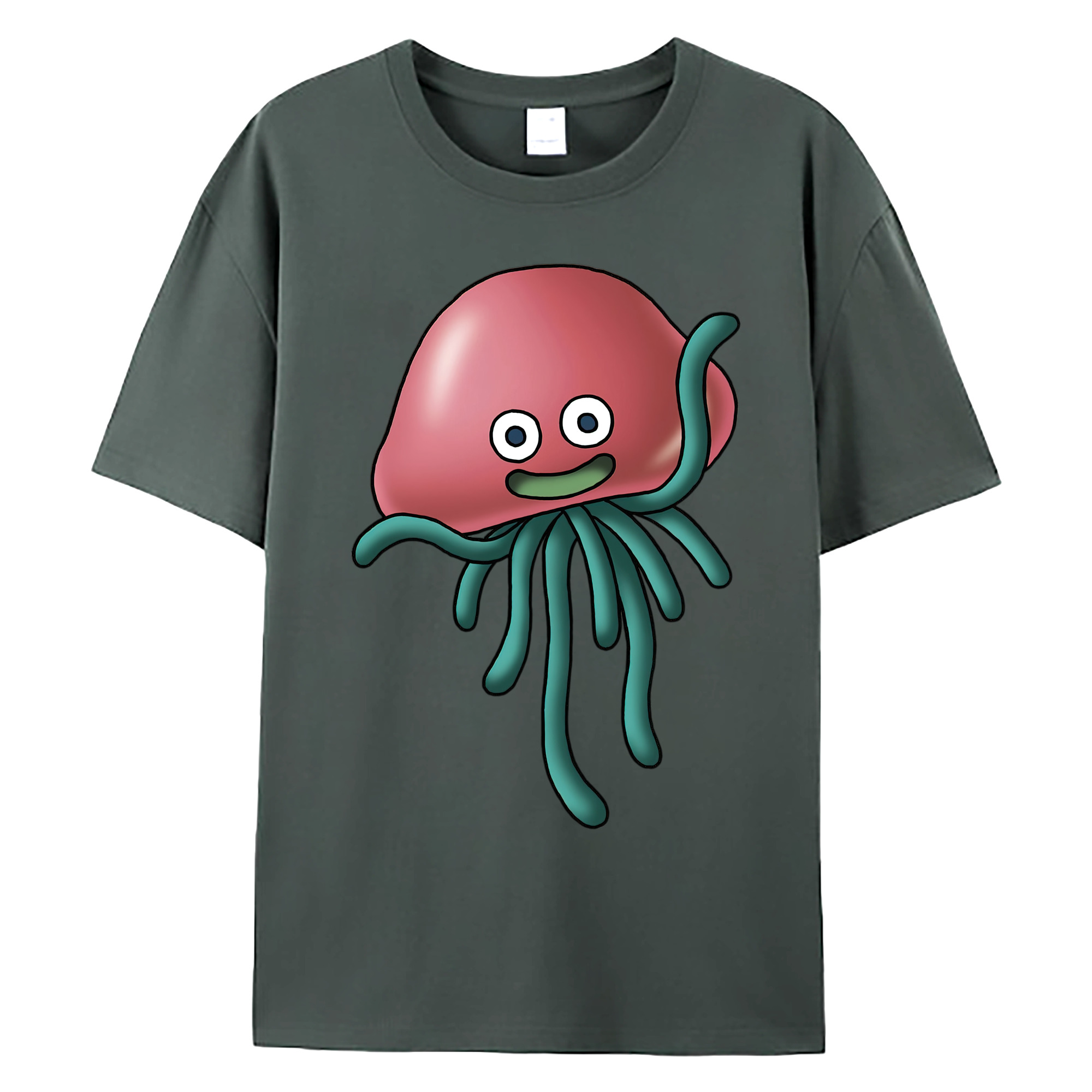 （画像用） ドラゴンクエスト Doragon Kuesuto Dragon Quest 綿100％ メンズ半袖Tシャツ｜肌触りやわらか＆通気性